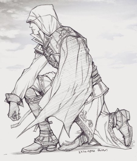 Ассасин рисунок