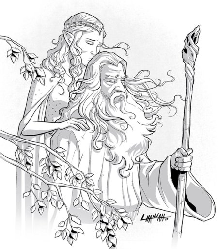 Раскраски властелин колец арагорн