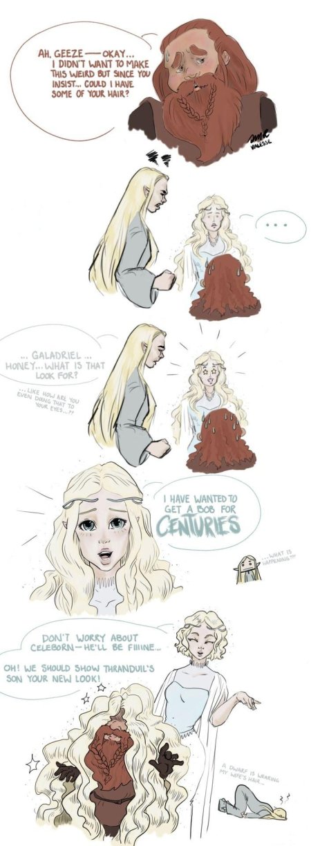 Гимли и галадриэль