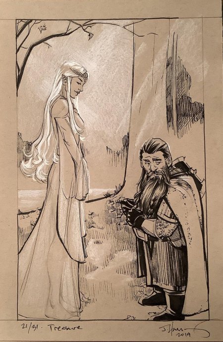 Гимли и галадриэль любовь