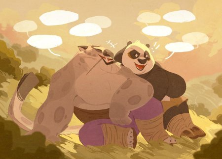 Тигрица кунг фу панда