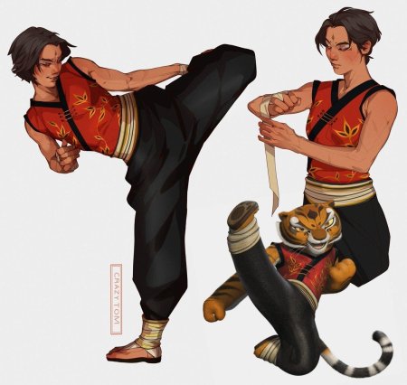 Кунг фу панда хуманизация