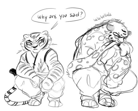 Кунг фу панда тигрица