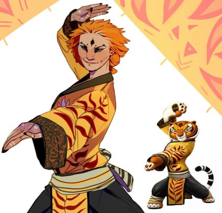 Кунг фу панда хуманизация