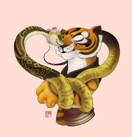 Кунг фу панда гадюка