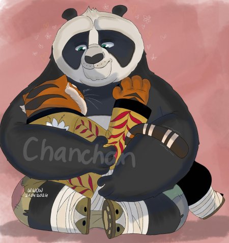 Тигрица кунг фу панда