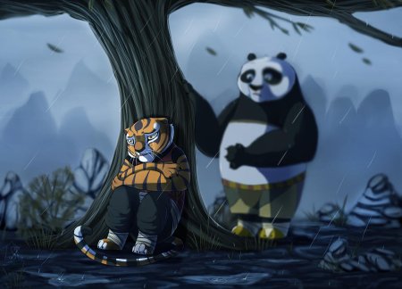 Кунг фу панда тигрица