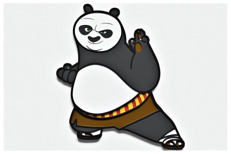 Кунг фу панда рисунок