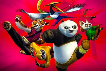 Кунг фу панда неистовая пятёрка