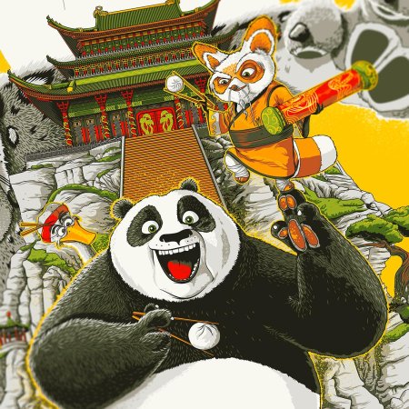Кунг фу панда 2008 постер