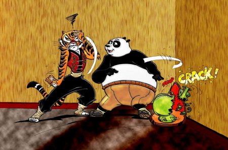 Кунг фу панда тигрица