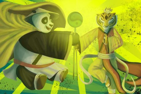 Кунг фу панда тигрица