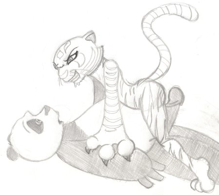 Кунг фу панда тигрица