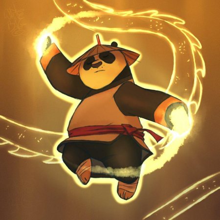 Воин дракона кунг фу панда