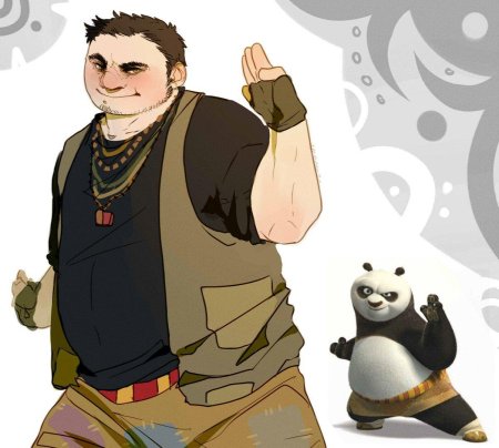 Хуманизация героев кунг-фу панда