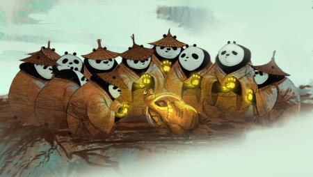 Воин дракона кунг фу панда