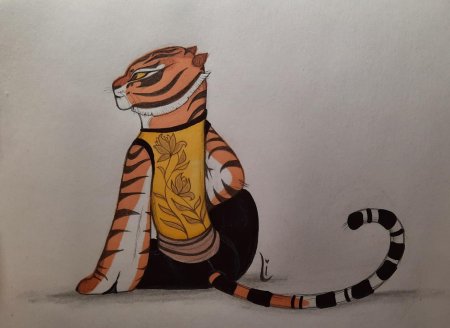 Кунг фу панда тигрица