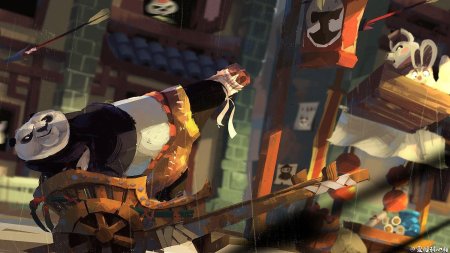 Мастер. фэнхуан кунг фу панда