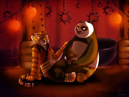 Кунг фу панда тигрица