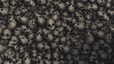 Черепа фон