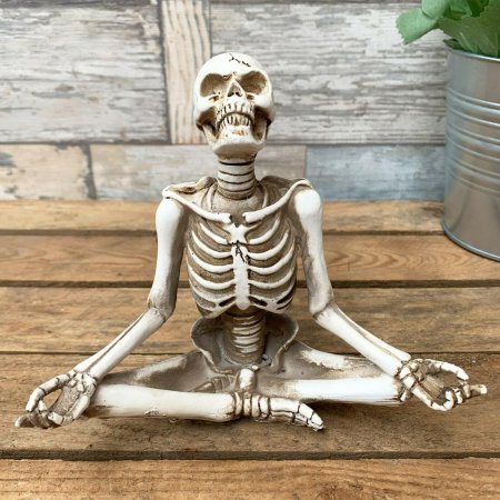 Скелет медитирует