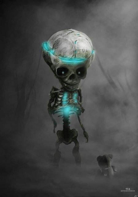 Скелет зомби