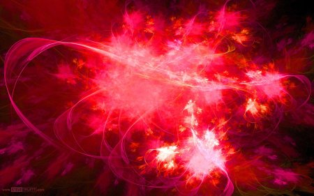 Абстракция красная