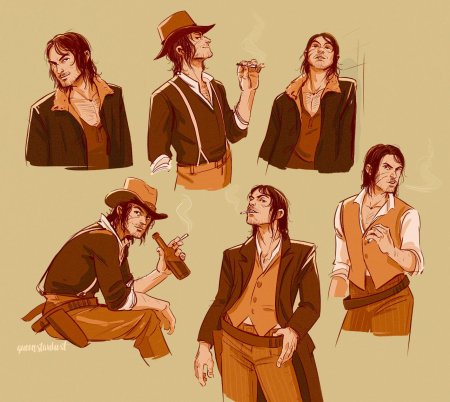 Джон марстон в rdr 2 арт