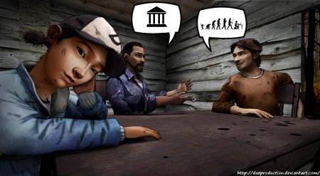 Ходячие мертвецы люк и клементина