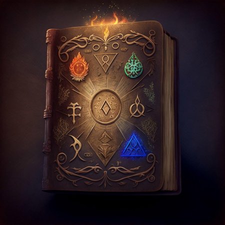 Гримуар 4 стихий черный клевер