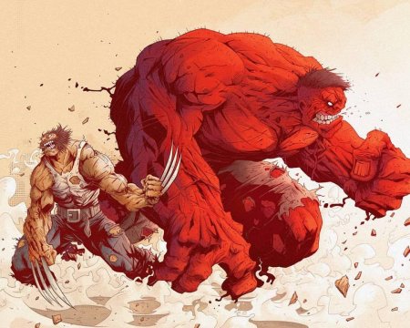 Халк красный