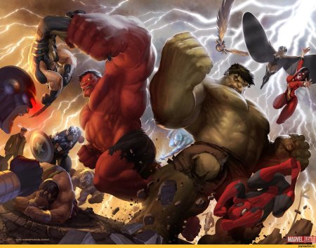 Красный халк марвел