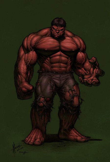 Красный халк марвел