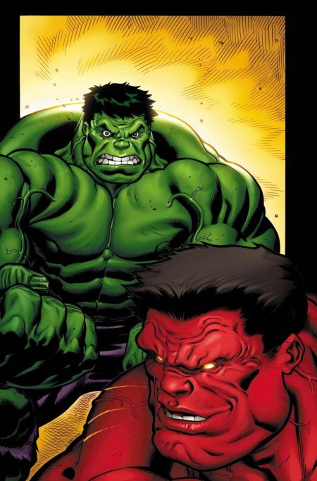 Красный халк против зеленого халка