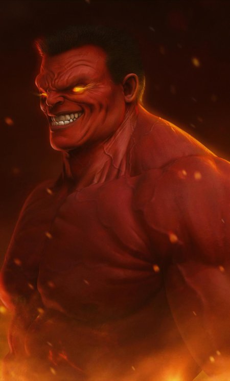 Красный халк марвел