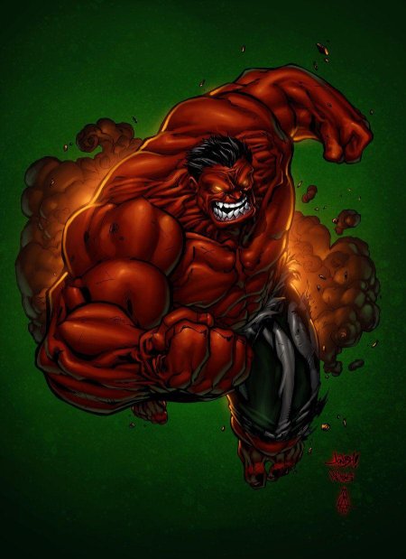 Красный халк марвел