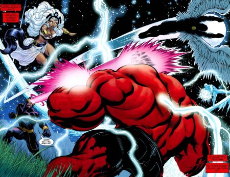 Красный халк который поднял молот тора