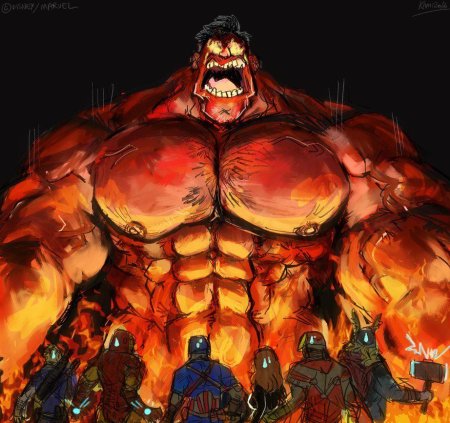 Красный халк марвел