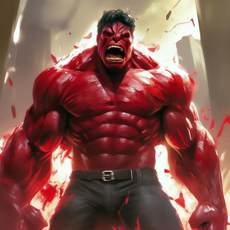 Красный халк марвел