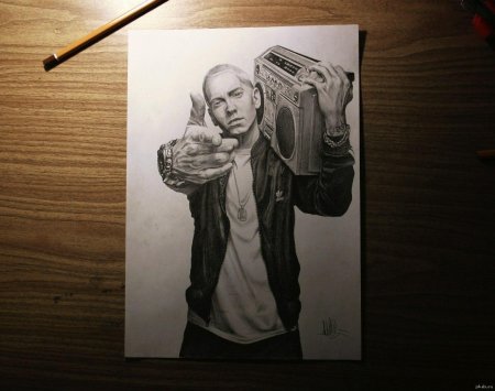 Эминем портрет