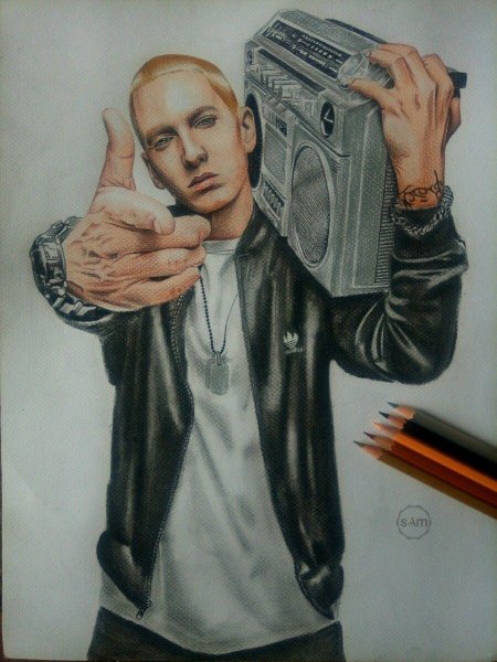 Эминем портрет