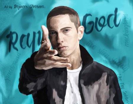 Эминем портрет