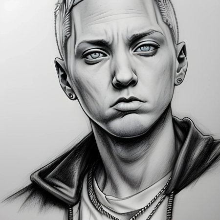 Эминем портрет