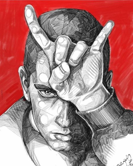 Эминем портрет