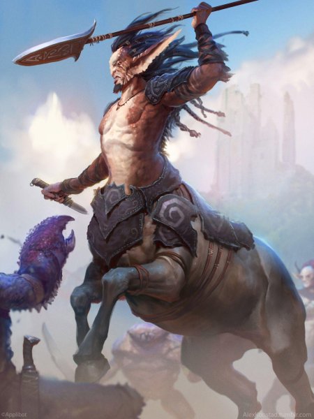Кентавр фэнтези арт