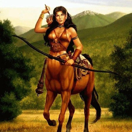 Женщина кентавр стрелец