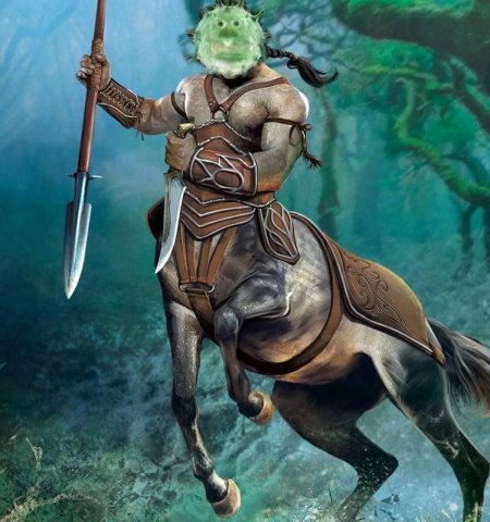 Кентавр получеловек полулошадь