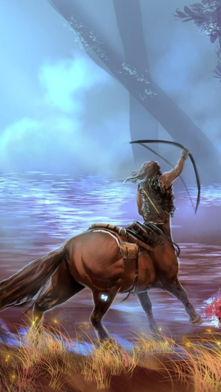 Кентавр хирон арт