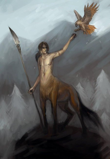 Кентавр копейщик арт