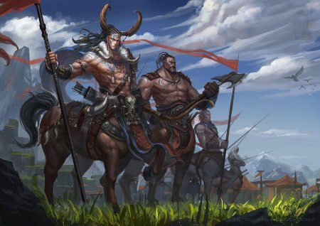 Кентавр фэнтези арт